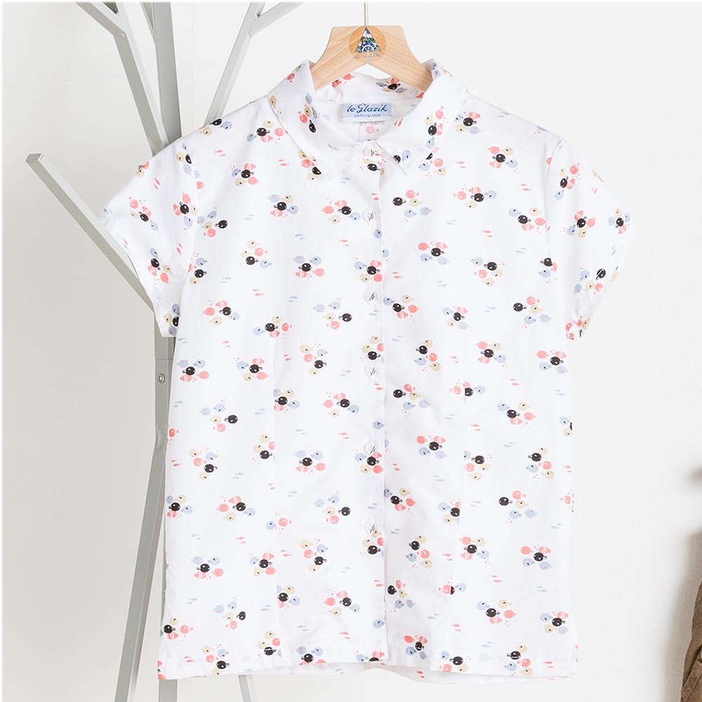 Mangrove, short-sleeves printed blouse Mangrove, short-sleeves printed blouse