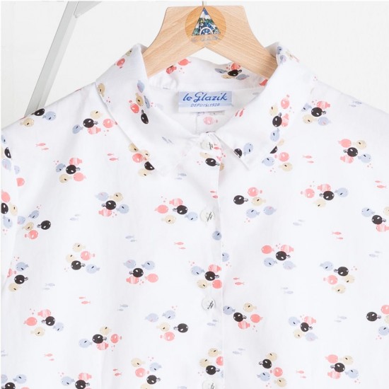 Mangrove, short-sleeves printed blouse zoom