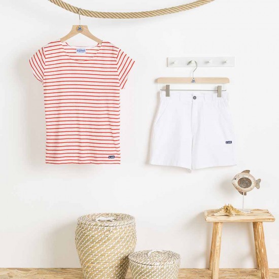 Zée, linen/coton stripped T-shirt