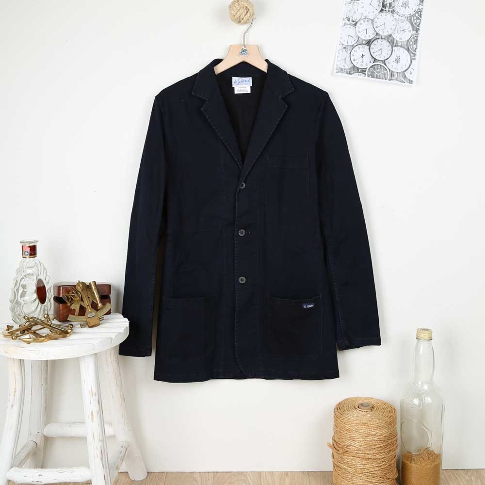 Fronsac, stretch denim blazer in genuine waid Le Glazik Fronsac, stretch denim blazer in genuine waid Le Glazik