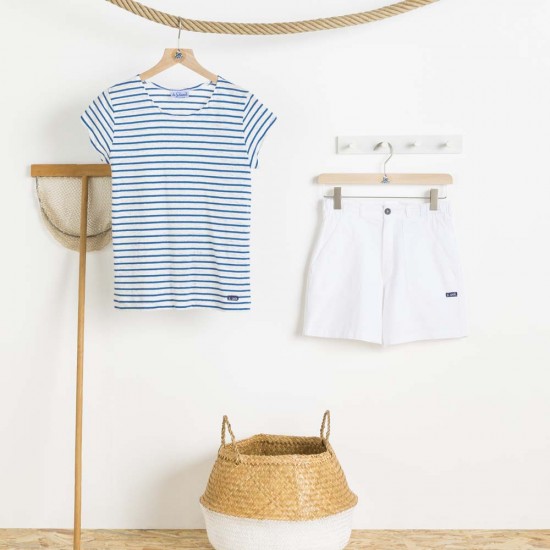 Zée, linen/coton stripped...