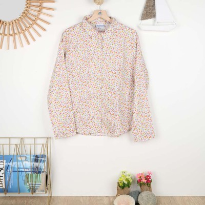 Méroé, 100% organic cotton printed blouse