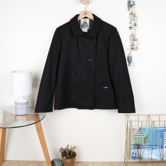 Blagnac, short peacoat Le Glazik for woman