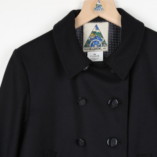 Blagnac, short peacoat Le Glazik for woman