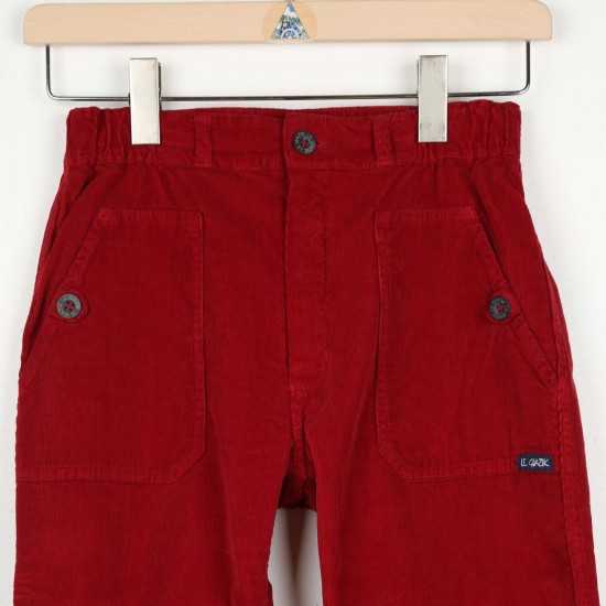 Laponie, Pantalon femme en velours côtes fines Le Glazik Kermes