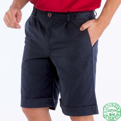 Carnac, Short homme en coton Bio - Maison Le Glazik