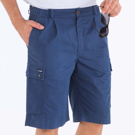 Bermuda shorts with pression button