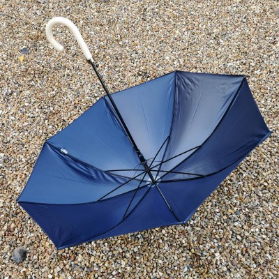 Parapluie à canne en bois siglé Le Glazik