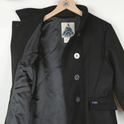 Fouesnant, Manteau femme hiver doublé en 100% laine Le Glazik Made in France