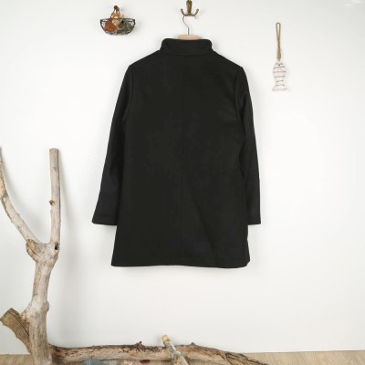 Fouesnant, Manteau femme hiver doublé en 100% laine Le Glazik Made in France