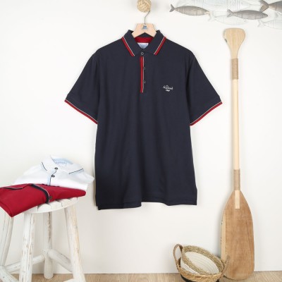 Polo2, Coloured men's polo shirt in coton