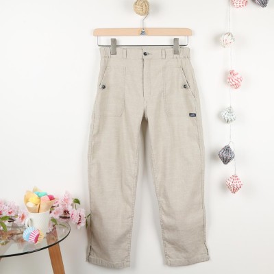 Pline, Linen and Cotton naturals capri pants