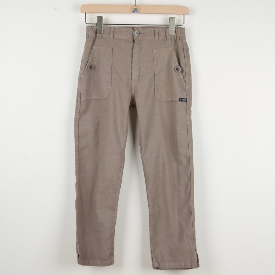 Pline, Linen and Cotton naturals capri pants linen jonc