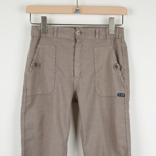 Pline, Linen and Cotton naturals capri pants linen jonc