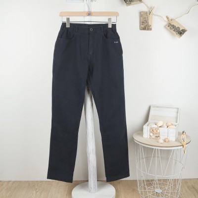 Laura, Pantalon d'hiver en gabardine stretch Bleu de prusse