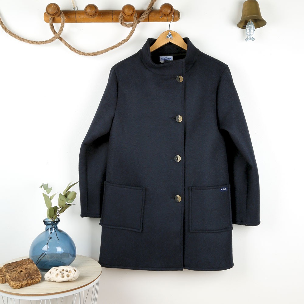 Nebraska, Manteau contrecollé en laine Nebraska, Manteau contrecollé en laine