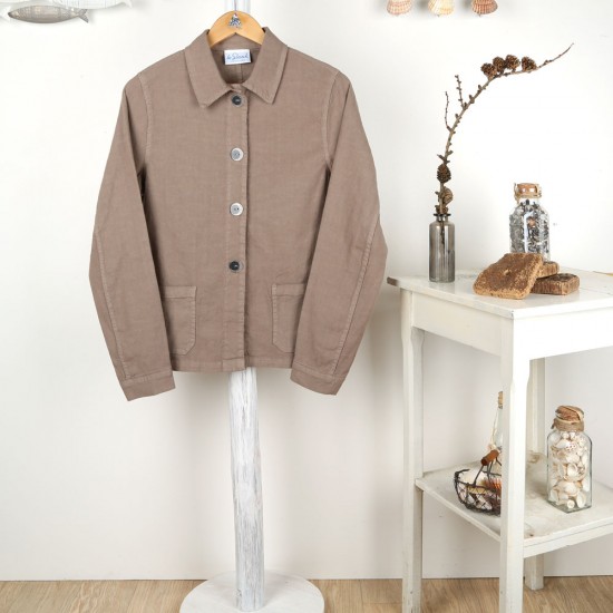 Faenza, Veste lin et coton naturel Le Glazik Jonc