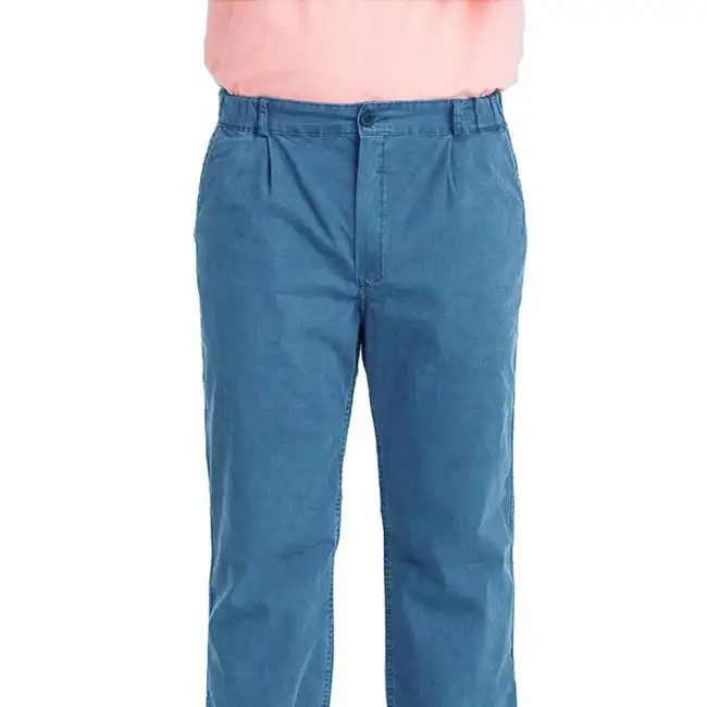 Porta, Stretch gabardine pants and Italian pockets