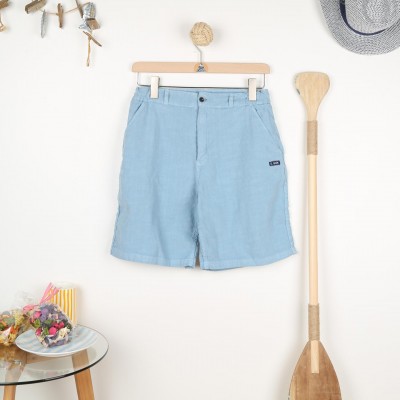 Blain, linen/cotton bermuda shorts cloud