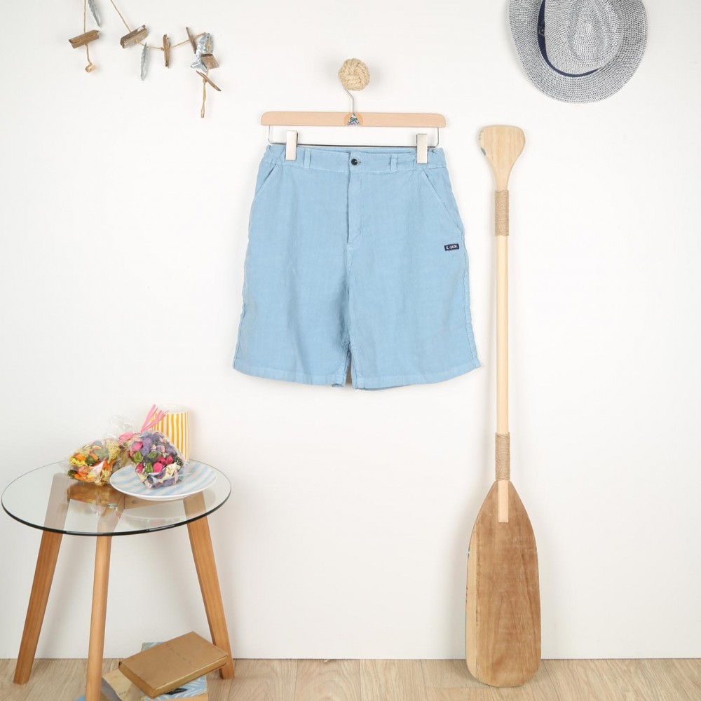 Blain, linen/cotton bermuda shorts cloud