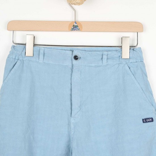 Blain, linen/cotton bermuda shorts cloud