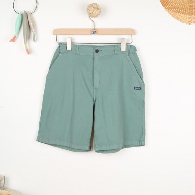 Barre, Bermuda shorts in strecth canvas romarin