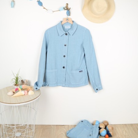 Faenza Nuage, Veste lin et coton naturel