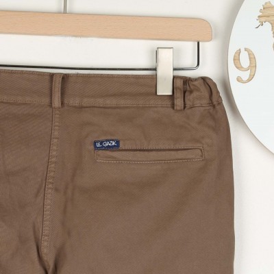 Pissaro, Stretch Gabardine Winter Trousers Chataigne