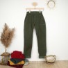 Laponie, Pantalon femme en velours côtes fines Le Glazik Angélique