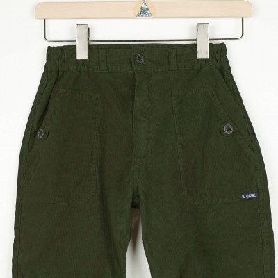 Laponie, Pantalon femme en velours côtes fines Le Glazik Angélique
