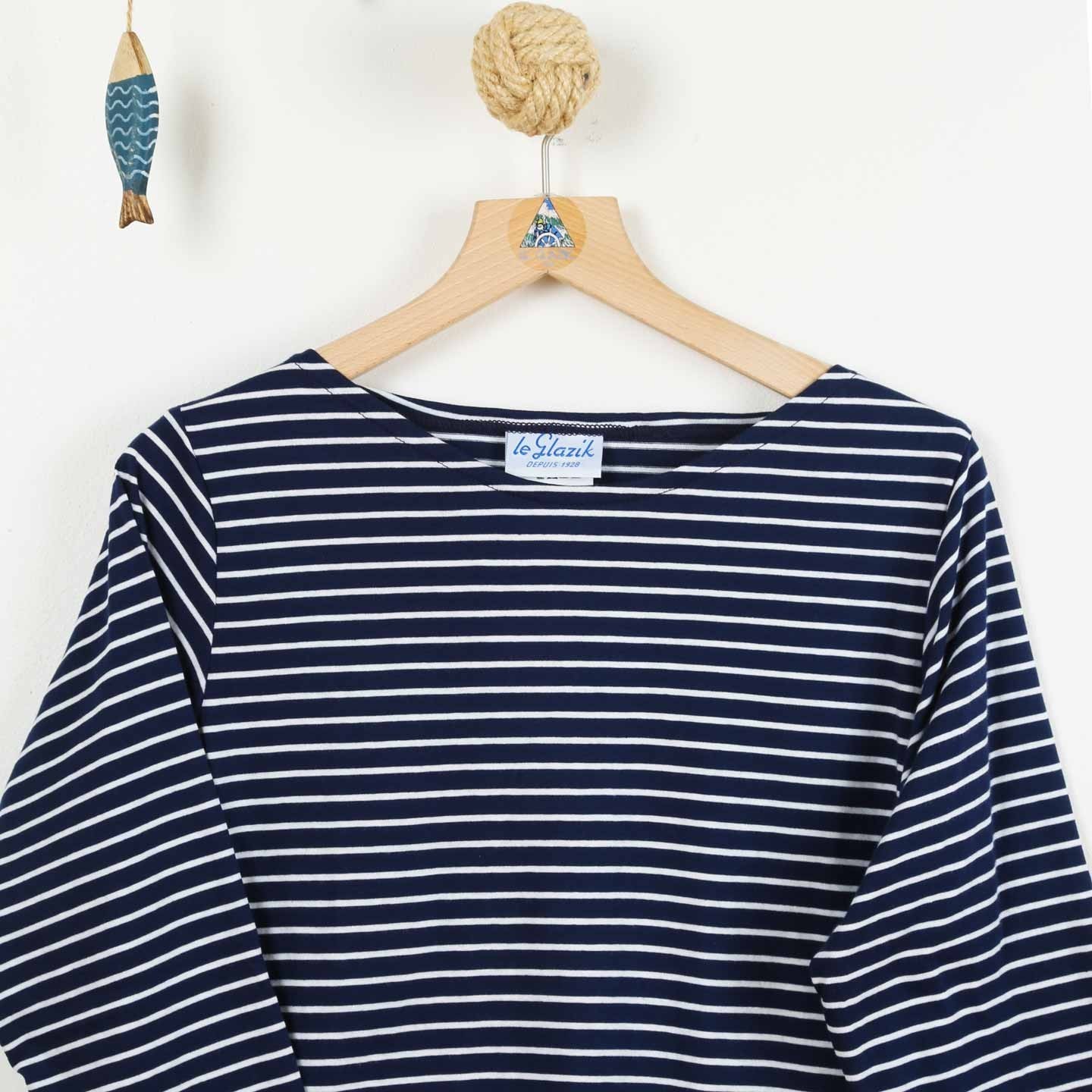 Moronoé, Marinière in lightweight-cotton jersey - Maison Le Glazik