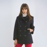 Caban femme cintré Le Glazik Bisquine made in france