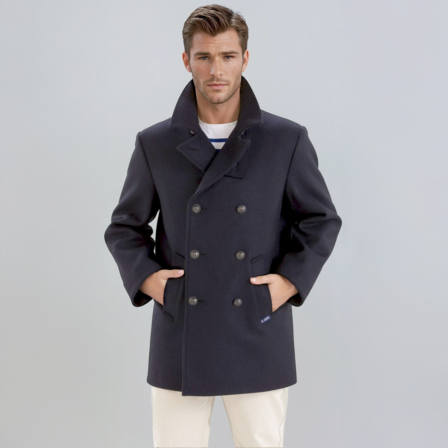 The genuine & authentic made in France Pea Coat Le Glazik