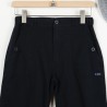 Pinta, Pantacourt en toile stretch avec pattes sur poches navy