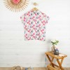 Maryève, short-sleeved shirt in 100% linen