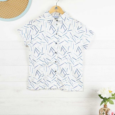 Molly, Fantasy printed Shirt in cotton