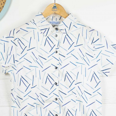 Molly, Fantasy printed Shirt in cotton