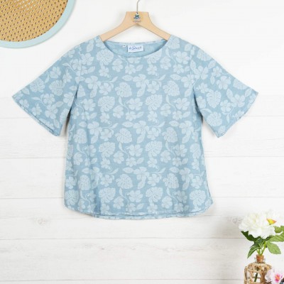 Muguette, Blouse en Coton & Lin
