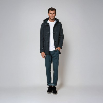 Gabier, Duffle Coat court en Double-face