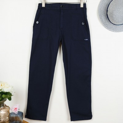 Pounah, Pantacourt en denim stretch