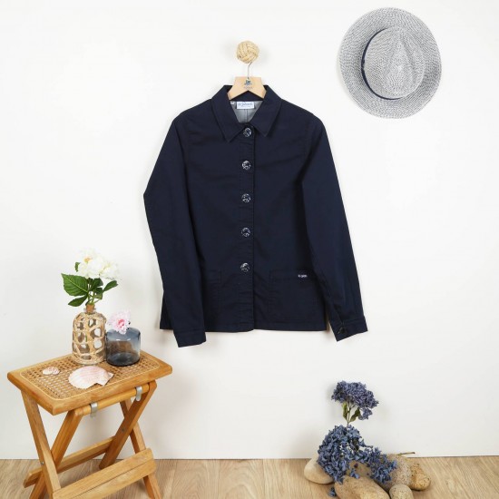 Folgoët, Veste en denim stretch