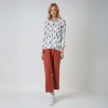 Marilou, chemisier manches 3/4 en 100% lin