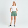 Odet, Short court en toile stretch Romarin