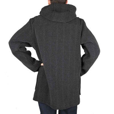 Guillaume Duffle Coat Chevron Le Glazik back