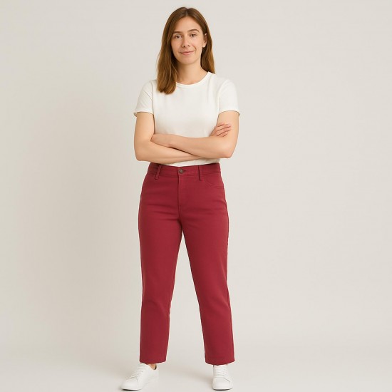 Laura, Stretch gabardine winter pants cotignac