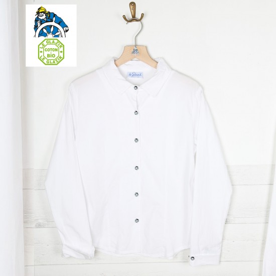 Médicis, Chemisier blanc en coton bio