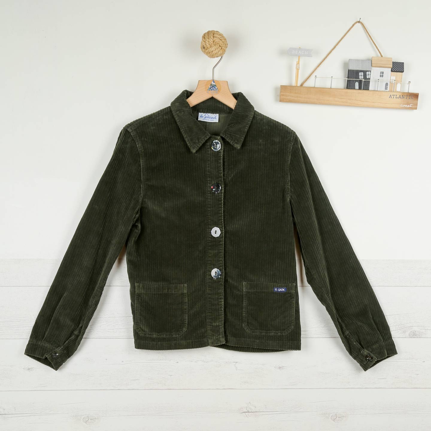 Formia, Veste en velours stretch