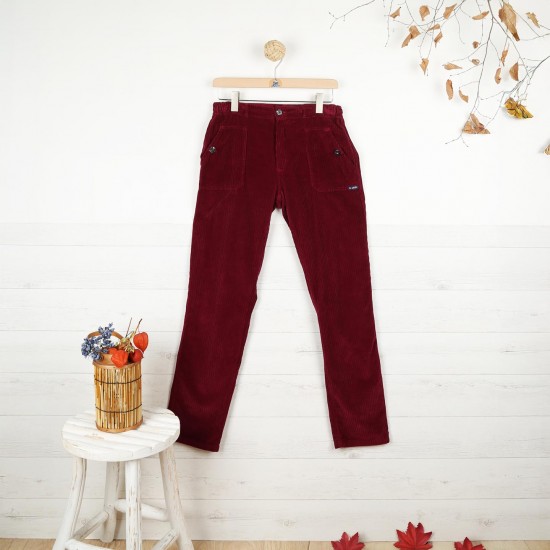 Léda pitia, Pantalon en Velours Larges Côtes