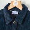 Formia, Veste en velours prusse