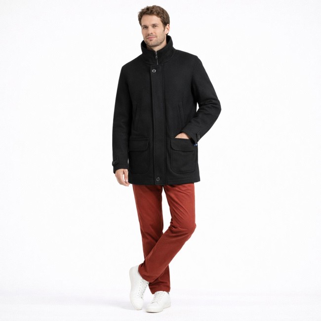 Veste Légère Femme JC Trigon - Taille 36 - 68% Lin (made In France) - Noir & Bleue Rayée - Occasion Très Bon état
